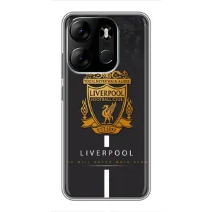 Силиконовые Чехлы принт Футбол на Tecno Spark Go 2023 (BF7) (Liverpool)