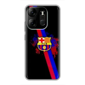 Чехол для Tecno Spark Go 2023 (BF7) (Барселона) (Лого Барсы)