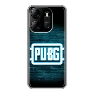Чохол (TPU) з картинкою "Лого Пабг" на Техно Спарк го (2023) (Лого PUBG)