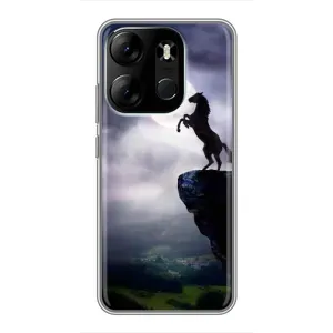 Чохли з зображенням різних тварин на Tecno Spark Go 2023 (BF7) (Кінь)