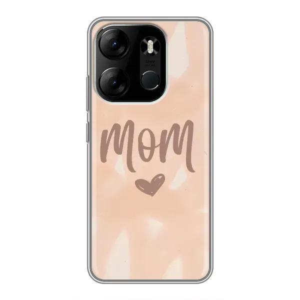 Чехол с рисунком «Love mom» для TECNO Spark Go 2023 (BF7) Чехол с рисунком «Love mom» для TECNO Spark Go 2023 (BF7)