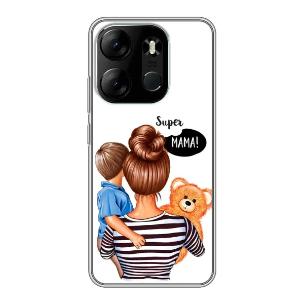 Чехол с рисунком «Мама и сын» для TECNO Spark Go 2023 (BF7) Чехол с рисунком «Мама и сын» для TECNO Spark Go 2023 (BF7)