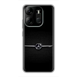 Силіконовий бампер з картинкою машини на Tecno Spark Go 2023 (BF7) (Mercedes)
