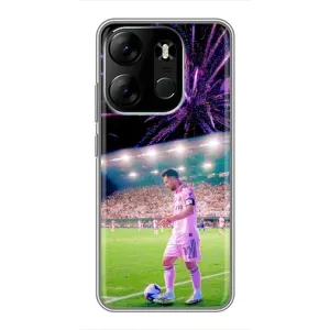 Чехлы Лео Месси в Майами на Tecno Spark Go 2023 (BF7) (Месси в Майами)