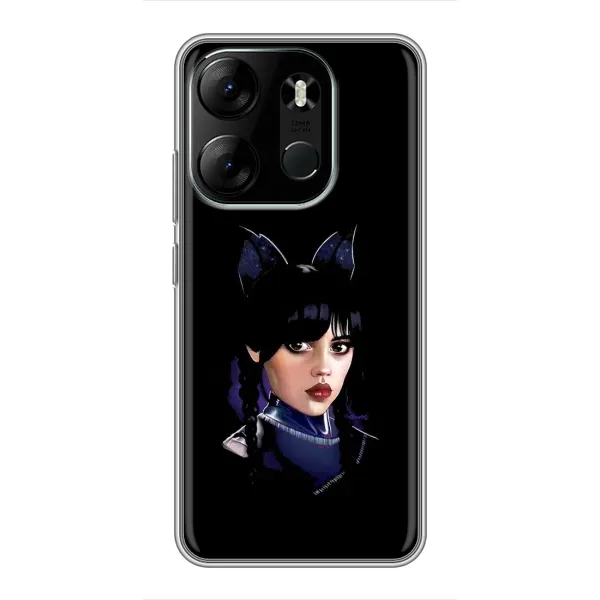 Чехол с рисунком «Милая Уэнсдей» для TECNO Spark Go 2023 (BF7) Чехол с рисунком «Милая Уэнсдей» для TECNO Spark Go 2023 (BF7)