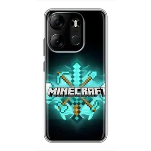 Чохол майнкрафт для Tecno Spark Go 2023 (BF7) (MineCraft 2)
