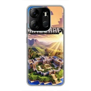Чохол майнкрафт для Tecno Spark Go 2023 (BF7) (MINECRAFT)