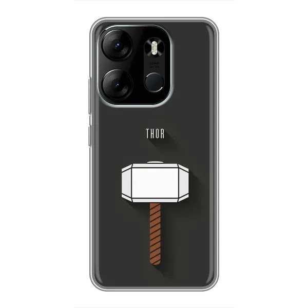 Чехол с рисунком «Молот Тора» для TECNO Spark Go 2023 (BF7)