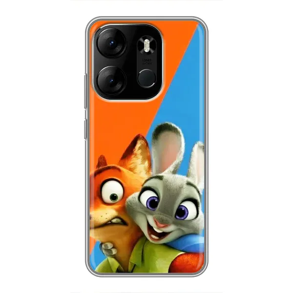 Чехол с рисунком «Ник и Хопс» для TECNO Spark Go 2023 (BF7) Чехол с рисунком «Ник и Хопс» для TECNO Spark Go 2023 (BF7)