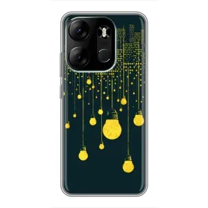 Силіконові Чохли Коханій людині для Tecno Spark Go 2023 (BF7) (Нічне місто)