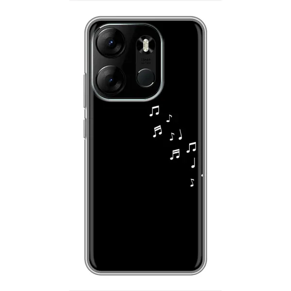 Чехол с рисунком «Ноты» для TECNO Spark Go 2023 (BF7) Чехол с рисунком «Ноты» для TECNO Spark Go 2023 (BF7)