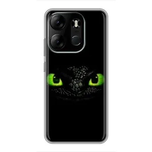 Чехол дракон Беззубик для Tecno Spark Go 2023 (BF7) (Глаза Беззубика)