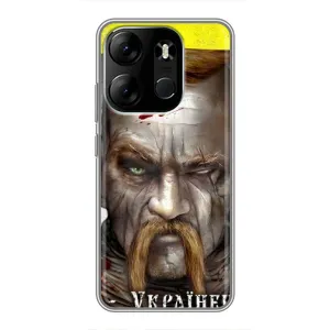 Чохол з картинкою (Патріотичний КОЗАК) на Tecno Spark Go 2023 (BF7) (Одноокий КОЗАК)