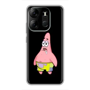 Чехлы с Патриком на Tecno Spark Go 2023 (BF7) (Патрик завис)