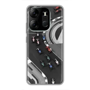 Чехол фильм Формула 1 для Tecno Spark Go 2023 (BF7) (Гонки ф1)