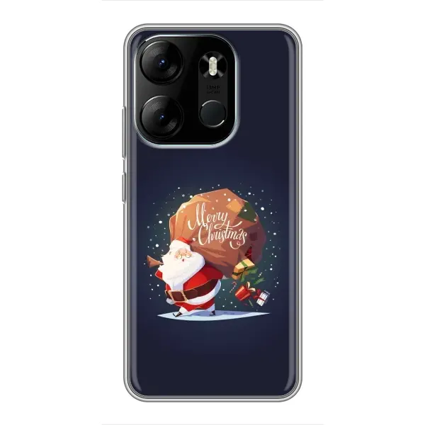 Чехол с рисунком «Подарки от Санты» для TECNO Spark Go 2023 (BF7) Чехол с рисунком «Подарки от Санты» для TECNO Spark Go 2023 (BF7)