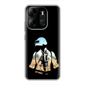 Чохол з картинкою "Герой Pubg" на Tecno Spark Go 2023 (BF7) (Пубг мен)