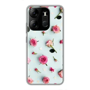Чохли з принтом Троянд для Tecno Spark Go 2023 (BF7) (Різні квіти)