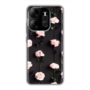 Чохли з принтом Троянд для Tecno Spark Go 2023 (BF7) (Троянди)