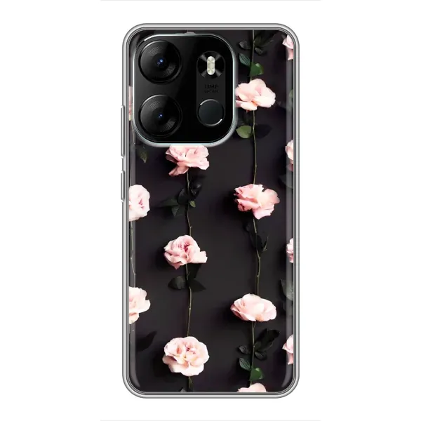 Чехол с рисунком «Розы» для TECNO Spark Go 2023 (BF7) Чехол с рисунком «Розы» для TECNO Spark Go 2023 (BF7)