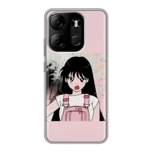 Чехол с персонажами АНИМЕ на Tecno Spark Go 2023 (BF7) (Сейлор Марс)