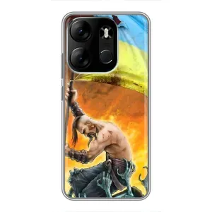 Чохол з картинкою (Патріотичний КОЗАК) на Tecno Spark Go 2023 (BF7) (Сильний КОЗАК)