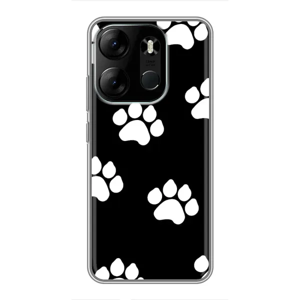 Чехол с рисунком «Следы собак» для TECNO Spark Go 2023 (BF7) Чехол с рисунком «Следы собак» для TECNO Spark Go 2023 (BF7)