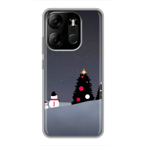 Чехол с рисунком «Снеговички» для TECNO Spark Go 2023 (BF7) Чехол с рисунком «Снеговички» для TECNO Spark Go 2023 (BF7)