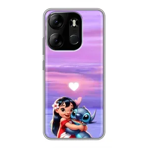 Чехол с рисунком Стич для TECNO Spark Go 2023 (BF7) (Стич и Лило)