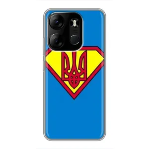 Чехол с картинкой (Патриотический ГЕРБ) на Tecno Spark Go 2023 (BF7) (Super - Герб)