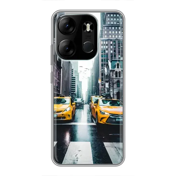 Чехол с рисунком «Такси» для TECNO Spark Go 2023 (BF7) Чехол с рисунком «Такси» для TECNO Spark Go 2023 (BF7)