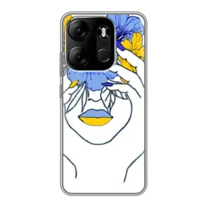 Чохол на Tecno Spark Go 2023 (BF7) (Український дизайн) (Українка на всю голову)