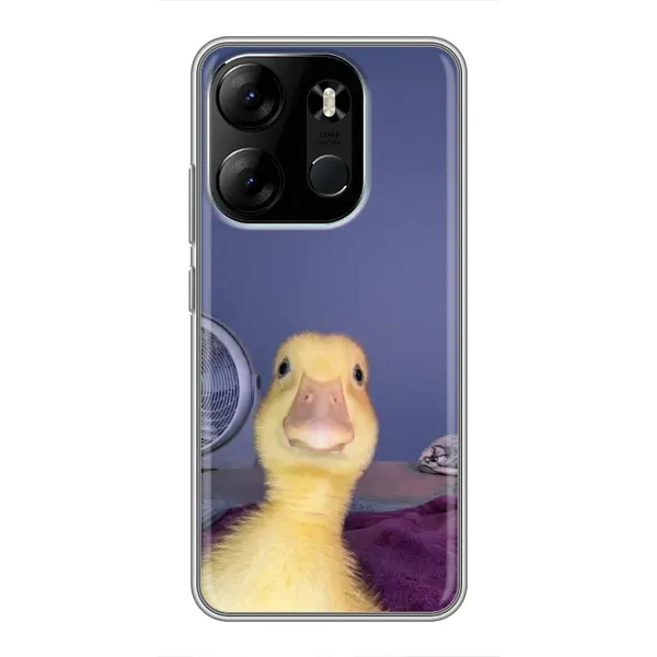 Чехол с рисунком «Утка» для TECNO Spark Go 2023 (BF7) Чехол с рисунком «Утка» для TECNO Spark Go 2023 (BF7)