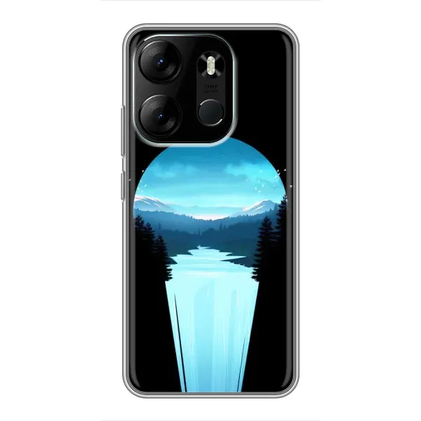 Чехол с рисунком «Синий Водопад» для TECNO Spark Go 2023 (BF7) Чехол с рисунком «Синий Водопад» для TECNO Spark Go 2023 (BF7)