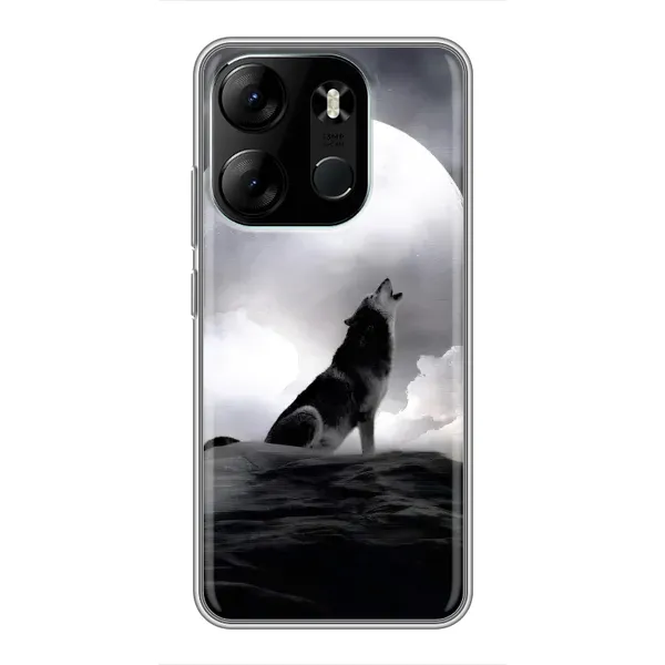 Чехол с рисунком «Волк и луна» для TECNO Spark Go 2023 (BF7) Чехол с рисунком «Волк и луна» для TECNO Spark Go 2023 (BF7)