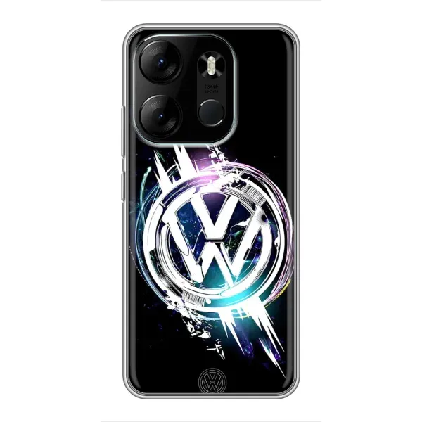 Чехол с рисунком «Volkswagen на черном» для TECNO Spark Go 2023 (BF7) Чехол с рисунком «Volkswagen на черном» для TECNO Spark Go 2023 (BF7)