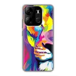 Чохол з картинкою на Tecno Spark Go 2023 (BF7) (Яскравий Лев)