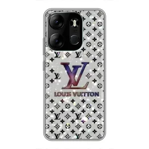 Чехол Стиль Louis Vuitton на Tecno Spark Go 2023 (BF7) (Яркий LV)