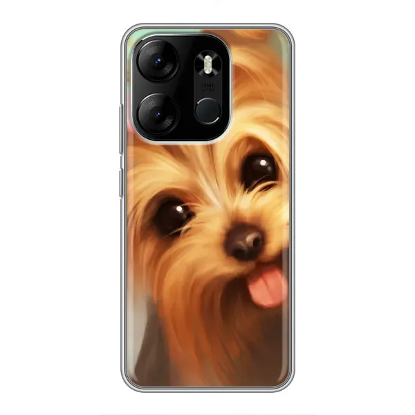 Чехол с рисунком «Йоршенский терьер» для TECNO Spark Go 2023 (BF7) Чехол с рисунком «Йоршенский терьер» для TECNO Spark Go 2023 (BF7)