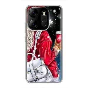 Чехлы на Новый Год Tecno Spark Go 2023 (BF7) (Зима пришла)