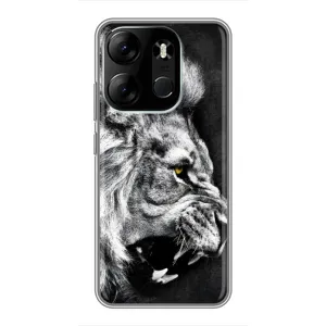 Чохол з картинкою на Tecno Spark Go 2023 (BF7) (Злий Лев)