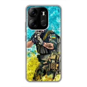ЗСУ Чехлы (TPU) для Tecno Spark Go 2023 (BF7) (ЗСУ Воин)