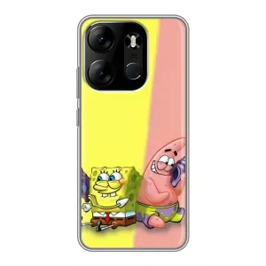 Чехлы с Патриком на Tecno Spark Go 2023 (BF7) (Звонок)