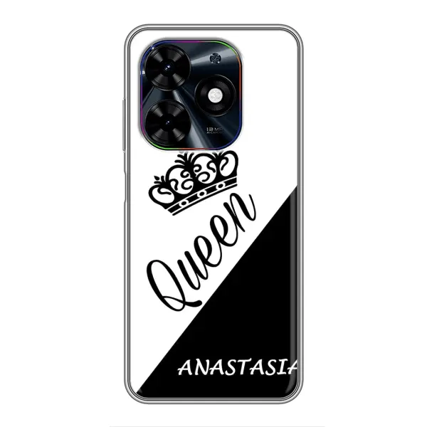 Чехол с рисунком «ANASTASIYA» для TECNO Spark Go 2024 (BG6) Чехол с рисунком «ANASTASIYA» для TECNO Spark Go 2024 (BG6)