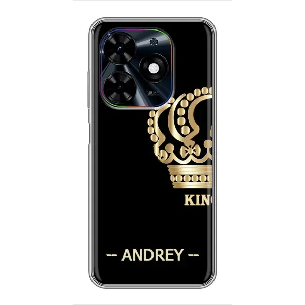 Чехол с рисунком «ANDREY» для TECNO Spark Go 2024 (BG6) Чехол с рисунком «ANDREY» для TECNO Spark Go 2024 (BG6)