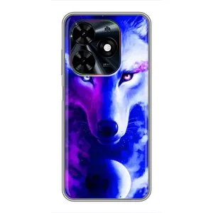 Чехол с Волком на Tecno Spark Go 2024 (BG6) (Арт-Волк)