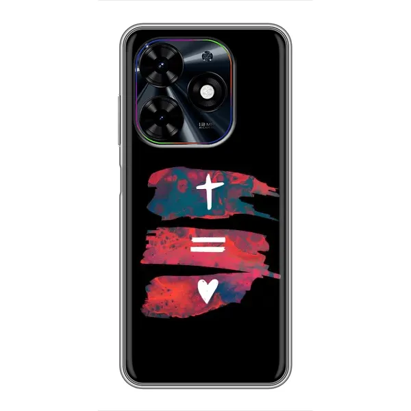 Чехол с рисунком «Атрибутика» для TECNO Spark Go 2024 (BG6) Чехол с рисунком «Атрибутика» для TECNO Spark Go 2024 (BG6)