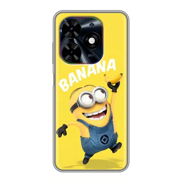Чехол с рисунком «Banana» для TECNO Spark Go 2024 (BG6) Чехол с рисунком «Banana» для TECNO Spark Go 2024 (BG6)