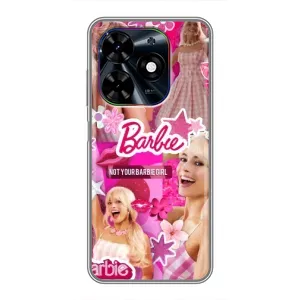 Силиконовый Чехол Барби Фильм на Tecno Spark Go 2024 (BG6) (Барби)