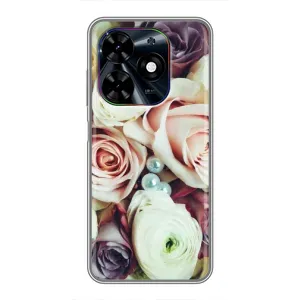 Чехлы с принтом Розочки для Tecno Spark Go 2024 (BG6) (Букет РОЗ)